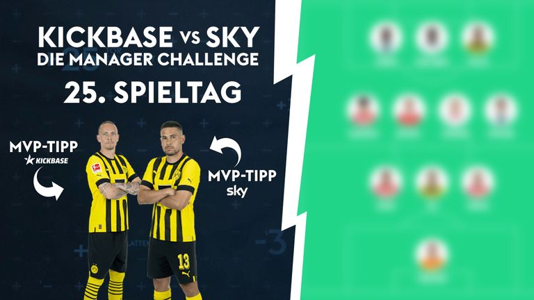 Bencz & Janni von Team Kickbase vs. Team Sky!
Wie immer die Frage: Wer macht die beste Bundesliga-Aufstellung? 
Sei dabei in der Challenge!