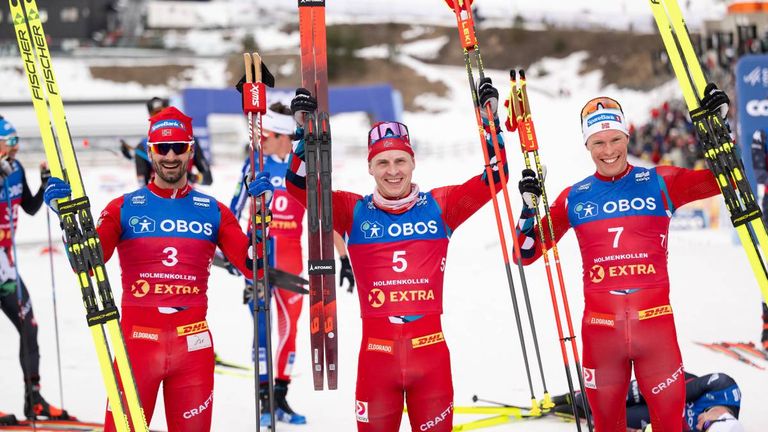 Am Holmenkollen feiern die Norweger einen kuriosen Zehnfach-Erfolg.