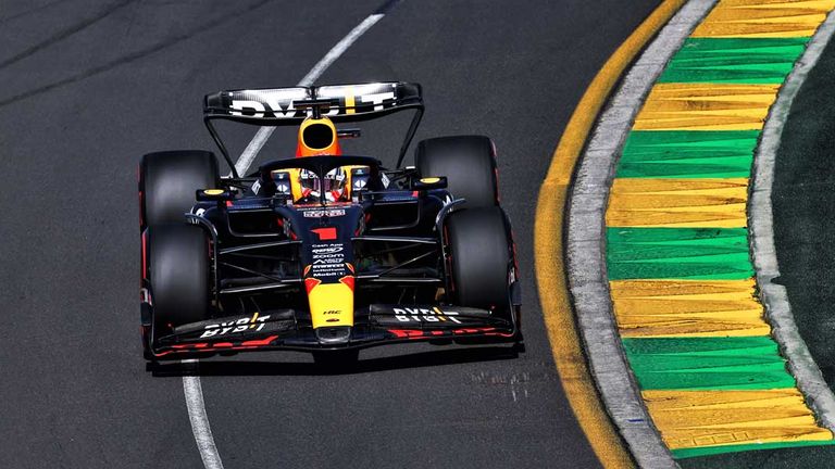 Max Verstappen (Red Bull) dominiert das 1. Freie Training in Melbourne.