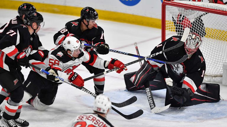 Die Buffalo Sabres siegen gegen die New Jersey Devils.