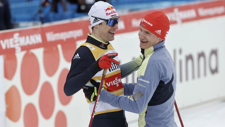 Vinzenz Geiger und Julian Schmid erwischten einen Topstart ins Weltcup-Finale.