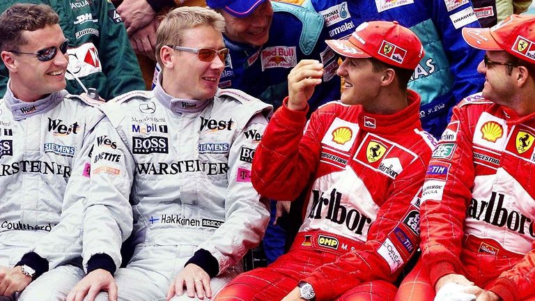 Saison 2000 | Weltmeister: Michael Schumacher (Ferrari/108 Punkte) - Vize-Weltmeister: Mika Häkkinen (McLaren-Mercedes/89).