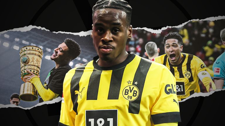 Jamie Bynoe-Gittens is following the same path as Jadon Sancho and Jude Bellingham at Borussia Dortmund