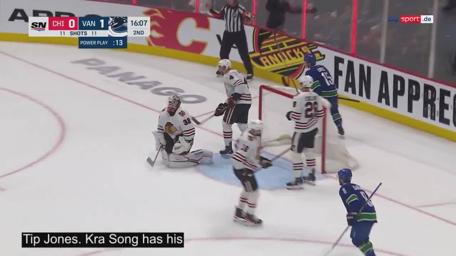 NHL Vancouver Canucks Chicago Blackhawks die Highlights NHL News Sky Sport