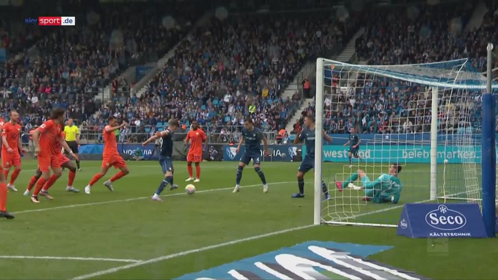 InMatch Video Tor für Bochum Moritz Broschinski mit dem 14 (68