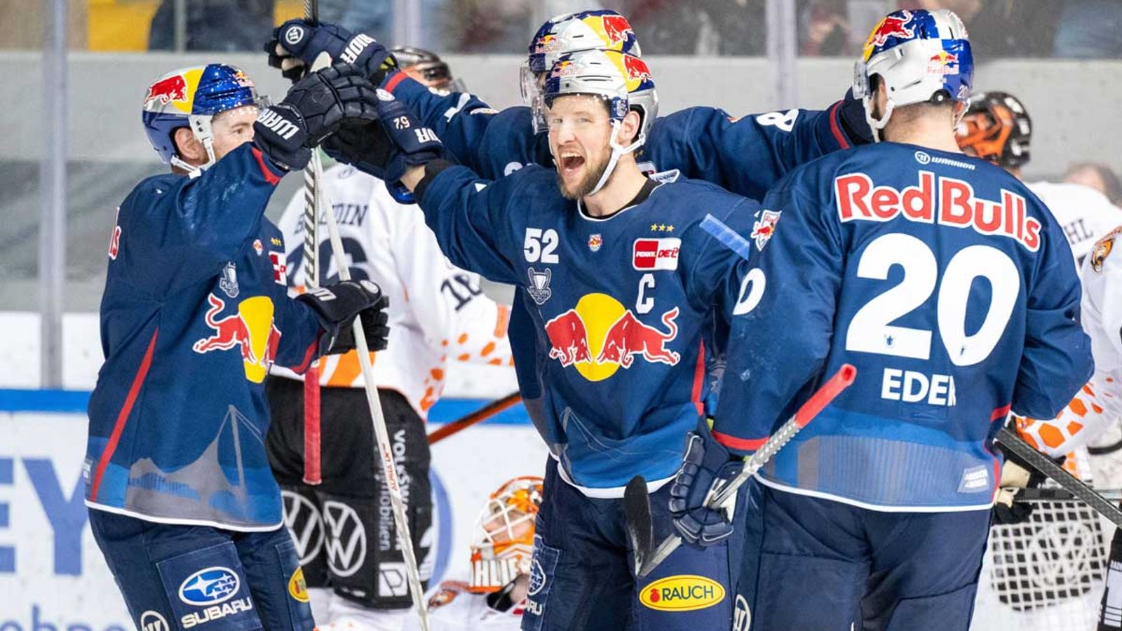 Eishockey EHC Red Bull München siegt gegen Wolfsburg und steht im DEL-Finale Eishockey News Sky Sport