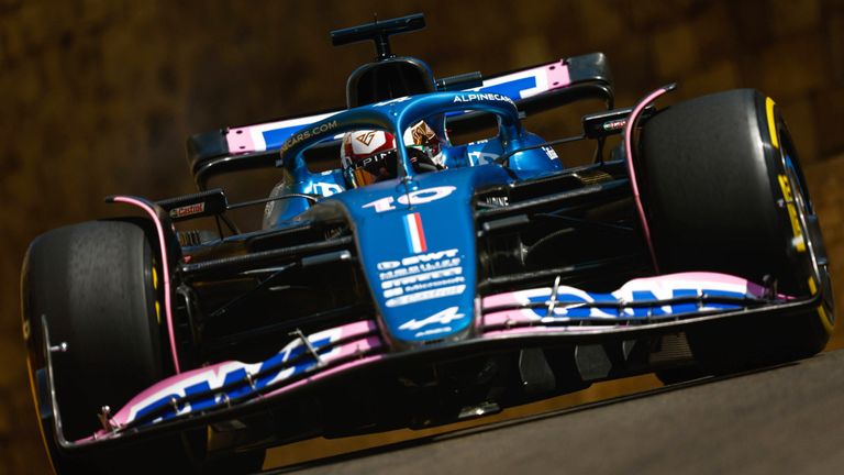 Pierre Gasly (Alpine) in Baku.