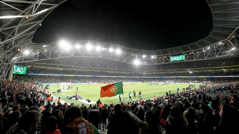 Dublin (Irland): Das Aviva Stadium ist die Heimspielstätte der irischen Nationalmannschaft. Kapazität: 51.700.