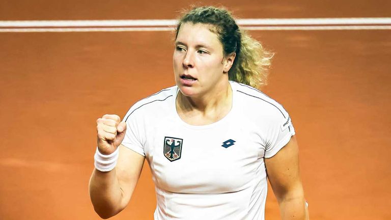 Anna-Lena Friedsam führt Deutschland ins Finale des Billie Jean King Cups.