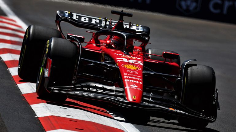 Charles Leclerc (Ferrari) holt sich die Sprint-Pole in Aserbaidschan.
