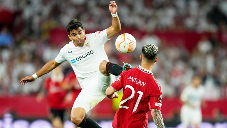 Der FC Sevilla behält im Viertelfinale der Europa League gegen Manchester United die Oberhand.