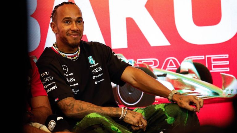 Fühlt sich wohl bei Mercedes: Lewis Hamilton. 