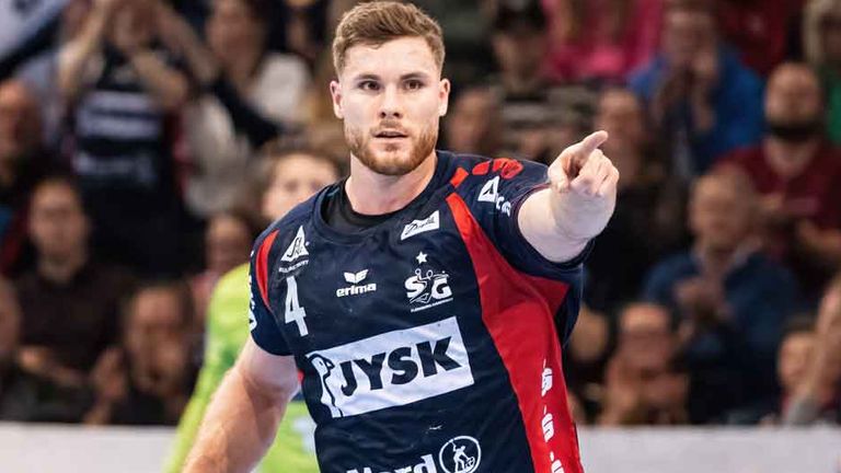 Johannes Golla will mit der SG Flensburg-Handewitt den DHB-Pokal in den Händen halten.