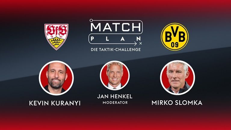 Matchplan – die Taktik-Show am 28. Spieltag zu Stuttgart vs. Dortmund.