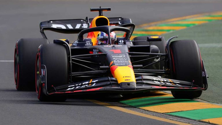 Max Verstappen (Red Bull) in Melbourne.