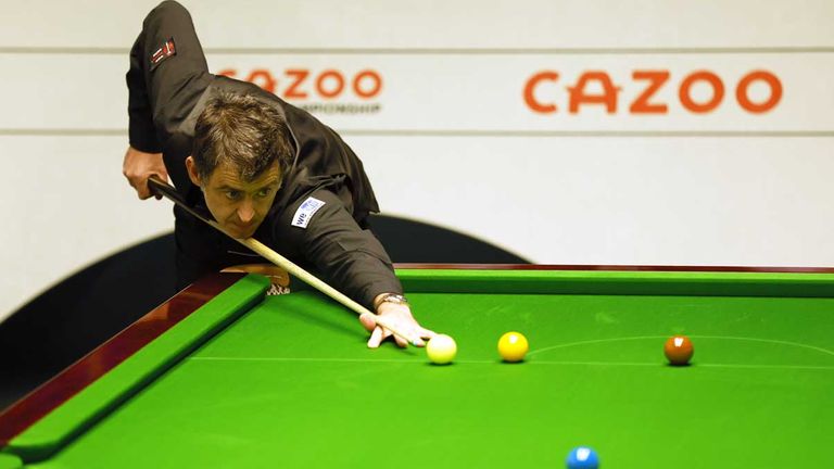 Titelverteidiger Ronnie O'Sullivan steht in Runde zwei bei der Snooker-WM 2023.