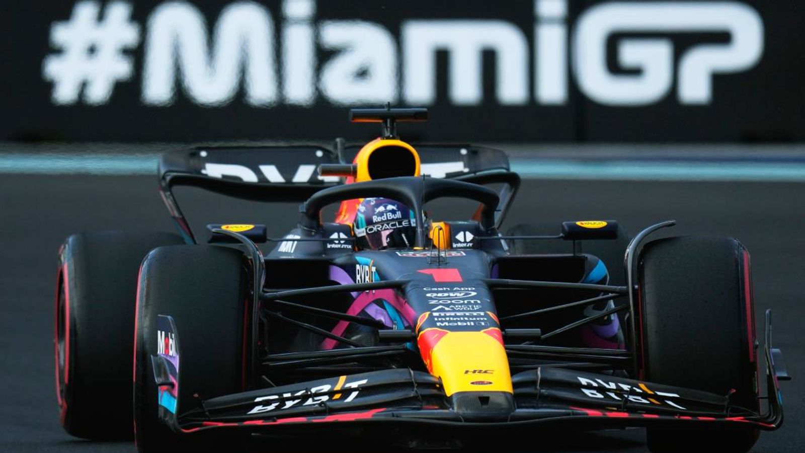 Formel 1 Max Verstappen gewinnt im Red Bull Großen Preis von Miami