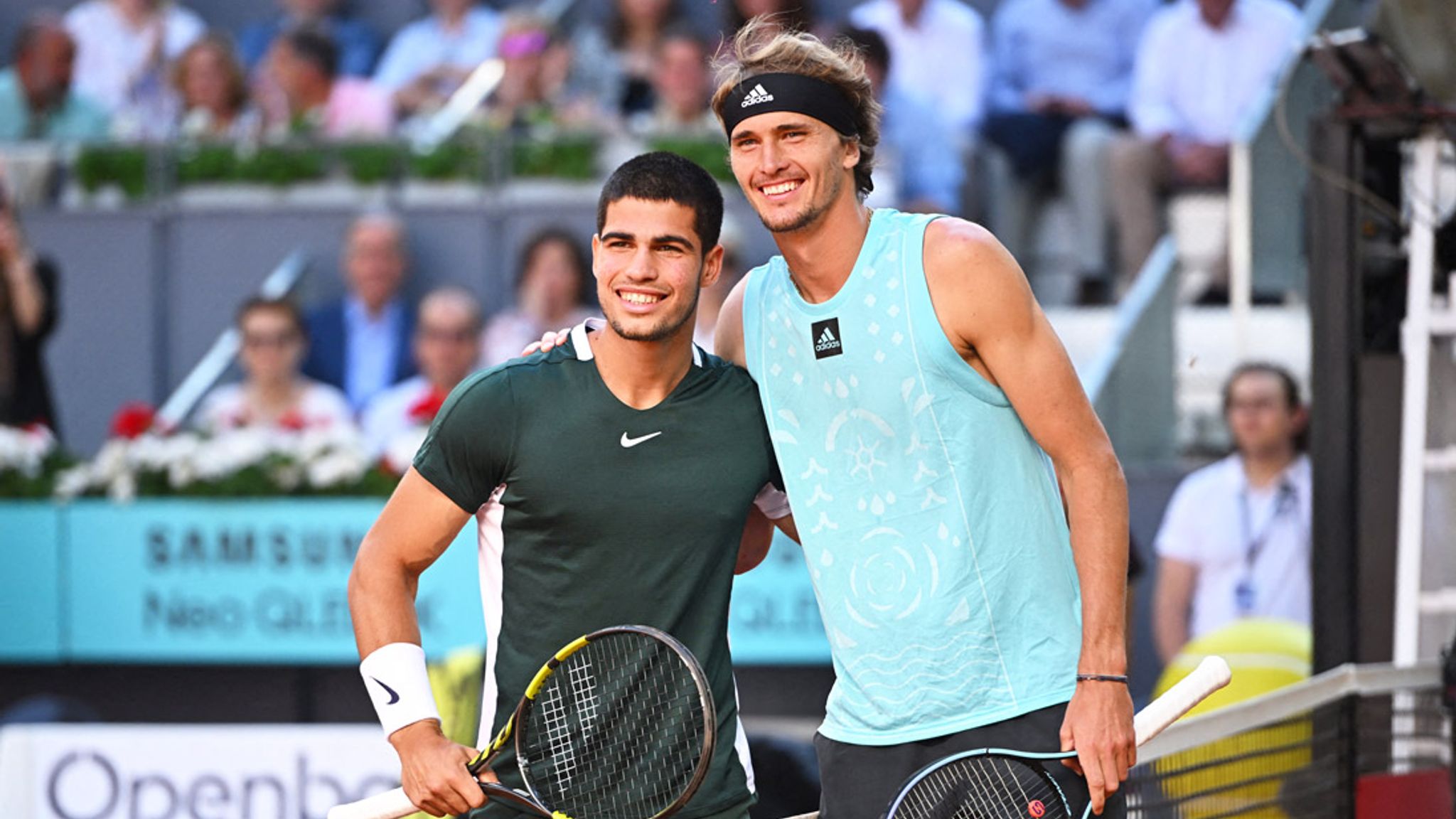 ATP Madrid Alexander Zverev live auf Sky gegen Carlos Alcaraz Tennis