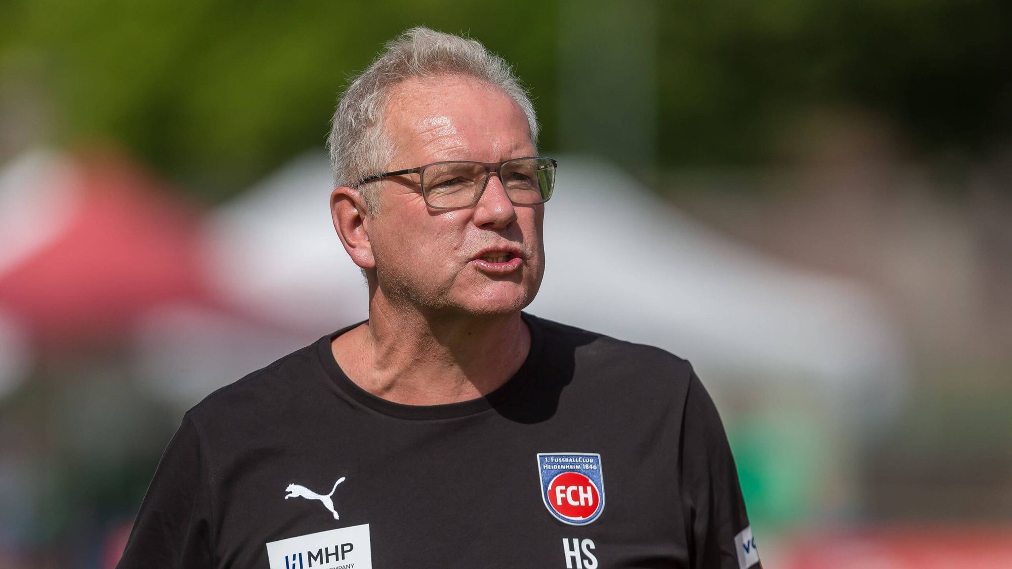 1. FC Heidenheim Vorstandsvorsitzender Holger Sanwald im Gespräch