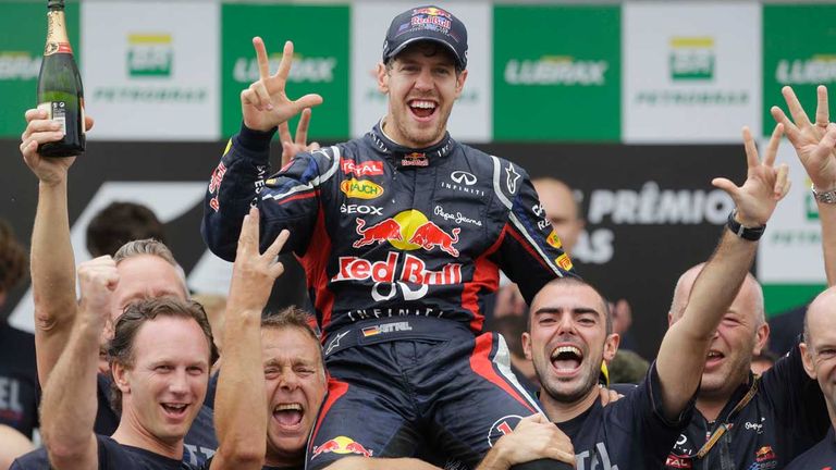 Sebastian Vettel wird zum dritten Mal Formel-1-Weltmeister.