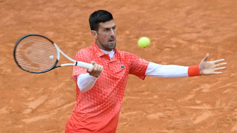 Novak Djokovic ist beim Masters in Rom im Viertelfinale gegen Holger Rune ausgeschieden.
