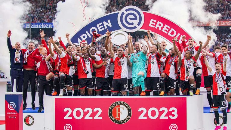 Feyenoord Rotterdam ist neuer niederländischer Meister.