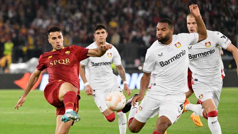 Bayer 04 Leverkusen verliert das Halbfinal-Hinspiel der Europa League bei der AS Rom.