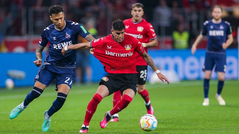 Bayer 04 Leverkusen verliert gegen den 1. FC Köln mit 1:2.