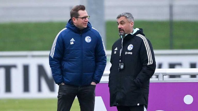 Andre Hechelmann (l.) wird neuer Sportdirektor beim FC Schalke 04.