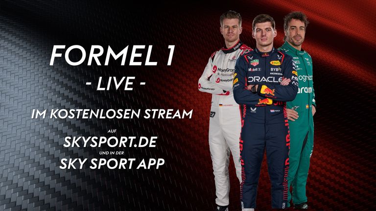 Die Formel 1 für alle im kostenlosen Livestream auf skysport.de und in der Sky Sport App!