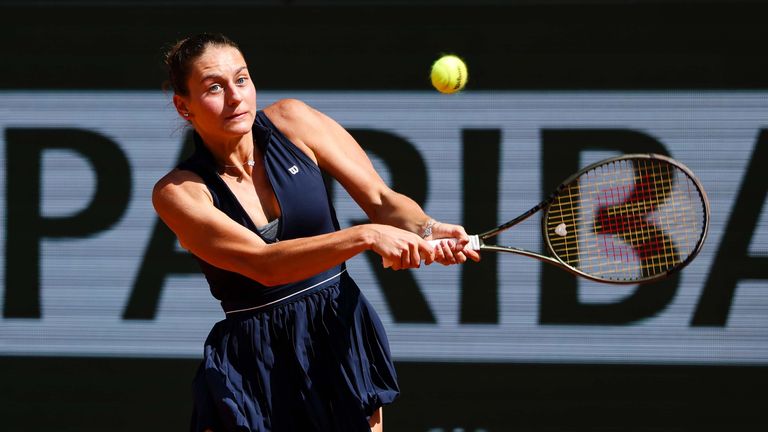 Aryna Sabalenka hat bei den French Open gegen Marta Kostjuk gewonnen.