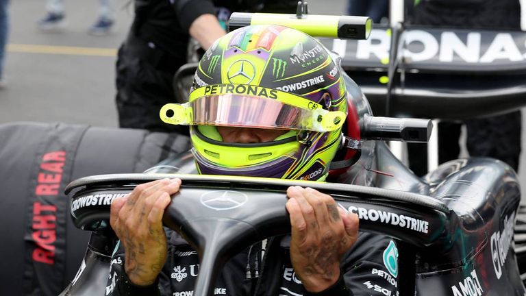 Wurde zuletzt mit Ferrari in Verbindung gebracht: Mercedes-Pilot Lewis Hamilton. 