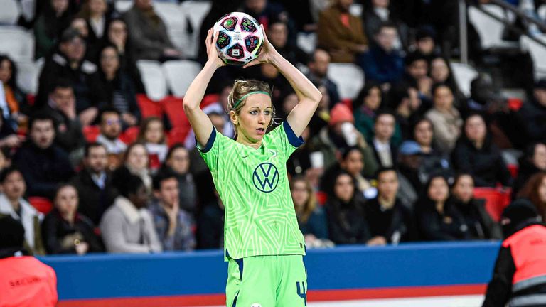 Kathrin Hendrich steht mit dem VfL Wolfsburg im Finale der Champions League.