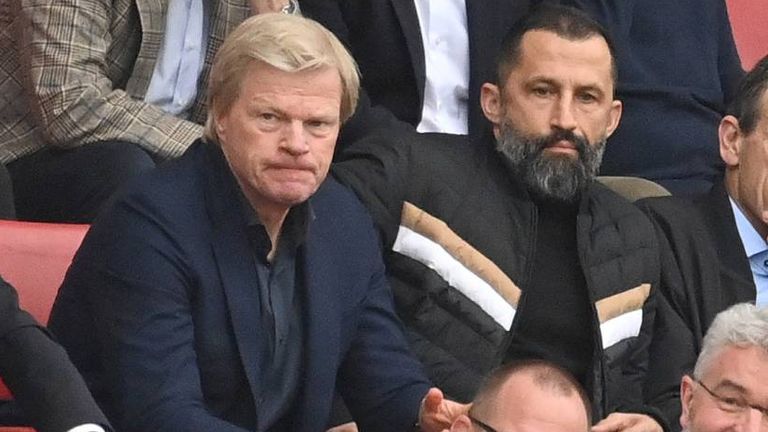 Der FC Bayern trennt sich von CEO Oliver Kahn (r.) und Sportvorstand Hasan Salihamidzic (l.).
