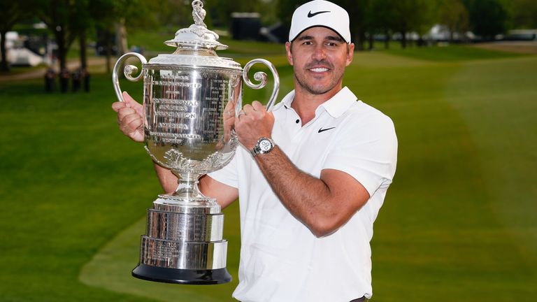 Brooks Koepka gewinnt die PGA Championship bereits zum dritten Mal. 