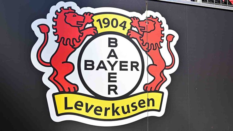 13.08.2022, BayArena , Leverkusen , GER, Bayer Leverkusen vs. FC Augsburg im Bild / picture shows Logo Bayer Leverkusen Foto .. nordphoto GmbH / Kroeger