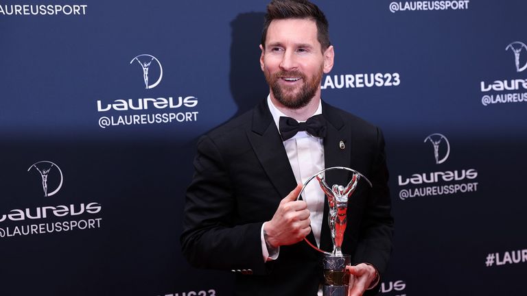 Lionel Messi räumte bei den Laureus Awards doppelt ab.