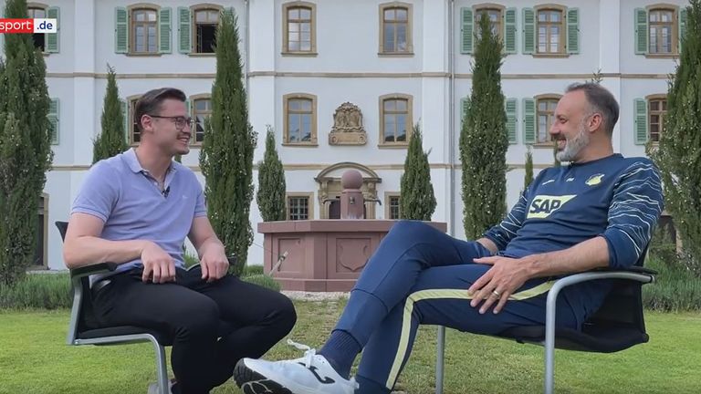 Hoffenheim-Coach Pellegrino Matarazzo spricht im exklusiven Sky Interview über den bevorstehenden letzten Spieltag und das direkte Duell gegen seinen Ex-Klub VfB Stuttgart.