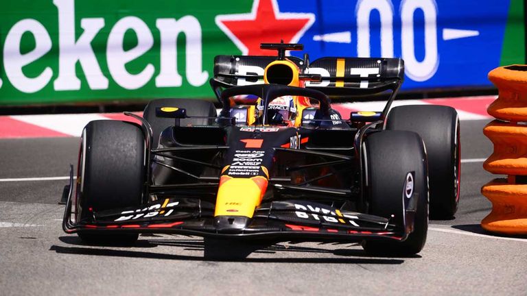 Max Verstappen (Red Bull) in Monaco.