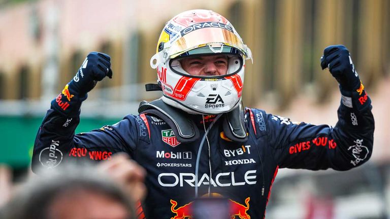 Max Verstappen (Red Bull) eilt in der Formel 1 von Sieg zu Sieg.