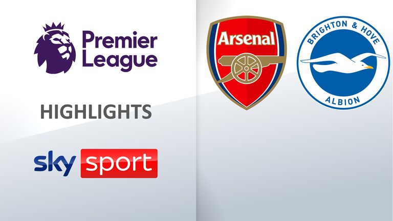 Arsenal FC - Brighton Hove Albion / Spieltag 36