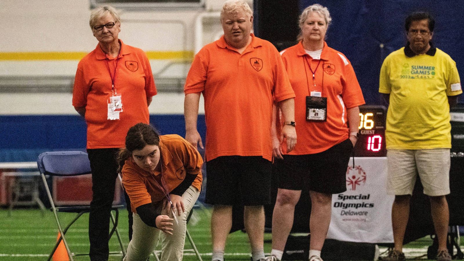 Boccia Bowling Roller Skating Die Exoten der Special Olympics