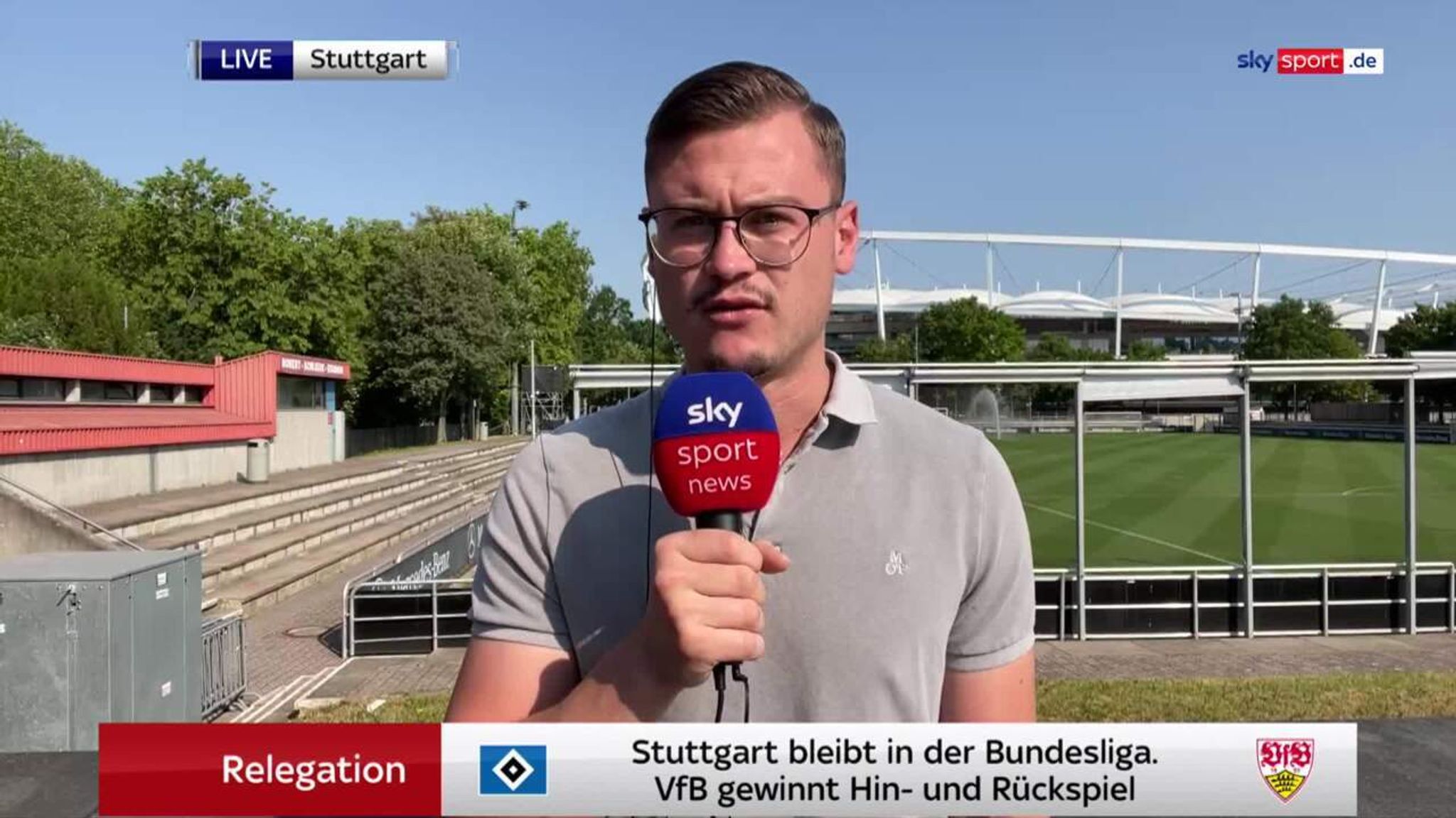 Bundesliga VfB Stuttgart nach Klassenerhalt erleichtert Fußball News Sky Sport