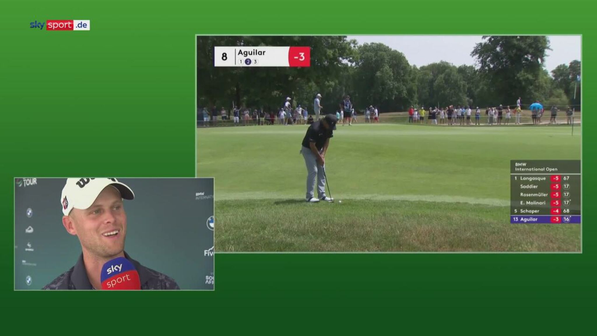 Golf Hurly Long zeigt sich mit Auftaktrunde bei der BMW Open zufrieden Golf News Sky Sport