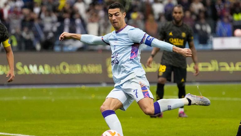 Cristiano Ronaldo spielt seit diesem Jahr für Al-Nassr in der Saudi Pro League.
