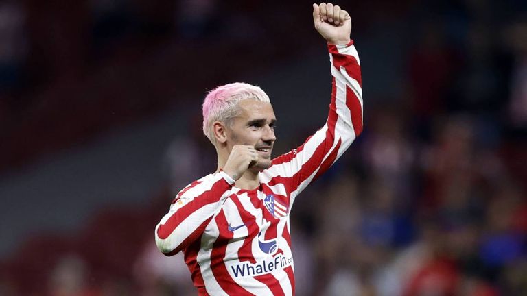 Mandatory Credit: Photo by Pressinphoto/Shutterstock 13898576bx Antoine Griezmann of Atletico de Madrid Atletico de Madrid v Cadiz CF, LaLiga, Date 33. Football, Civitas Metropolitano Stadium, Madrid, Spain - 03 May 2023 EDITORIAL USE ONLY No use with unauthorised audio, video, data, fixture lists outside the EU, club/league logos or live services. Online in-match use limited to 45 images 15 in extra time. No use to emulate moving images. No use in betting, games or single club/league/player publications/services. Atletico de Madrid v Cadiz CF, LaLiga, Date 33. Football, Civitas Metropolitano Stadium, Madrid, Spain - 03 May 2023 EDITORIAL USE ONLY No use with unauthorised audio, video, data, fixture lists outside the EU, club/league logos or live services. Online in-match use limited to 45 images 15 in extra time. No use to emulate moving images. No use in betting, games or PUBLICATIONxINxGERxSUIxAUTxHUNxGRExMLTxCYPxROUxBULxUAExKSAxONLY Copyright: xPressinphoto/Shutterstockx 13898576bx