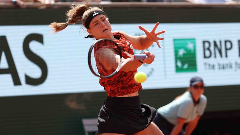 Karolina Muchova steht im Finale der French Open.