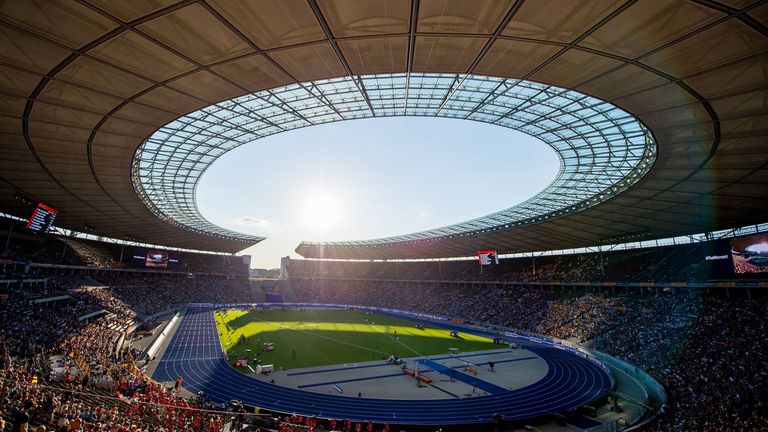 Das Olympiastadion könnte in der Saison 2025/26 die Ausweich-Heimspielstätte von Union Berlin sein.