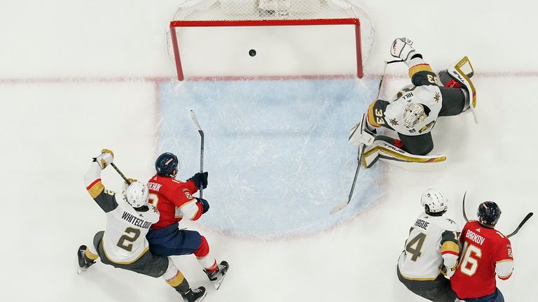 Matthew Tkachuk hatte großen Anteil am Sieg der Panthers, er rettete sie in die Overtime.