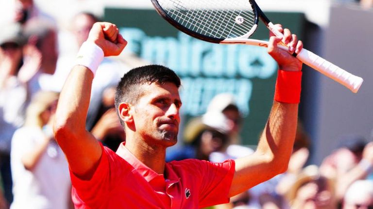 Zum 17. Mal erreicht Novak Djokovic das Viertelfinale bei den French Open.